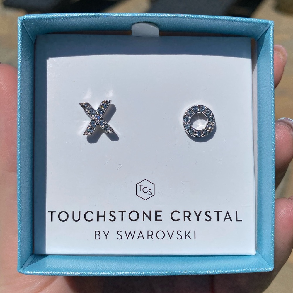 XO Touchstone Crystal Earrings by Swarovski